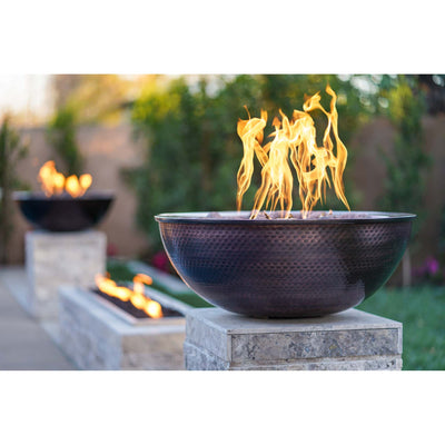 Sedona Hammered Copper Fire Bowl