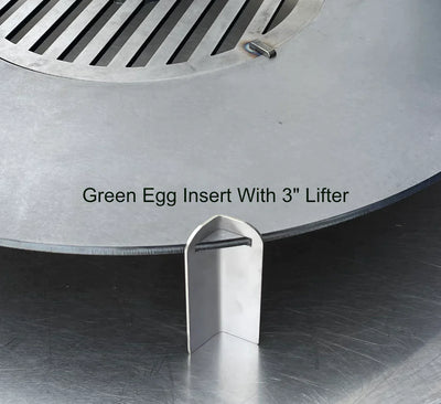 Green Egg Style / Kamado Style Griddle & Grill Grate Combination Insert