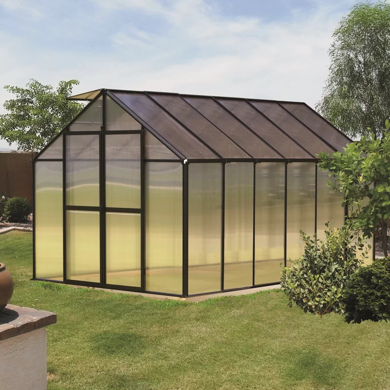 Mont Hobby 8' W x 12' D Greenhouse