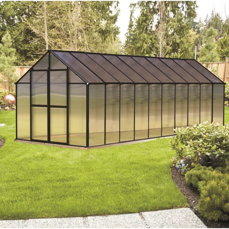 Mont Hobby 8' W x 20' D Greenhouse