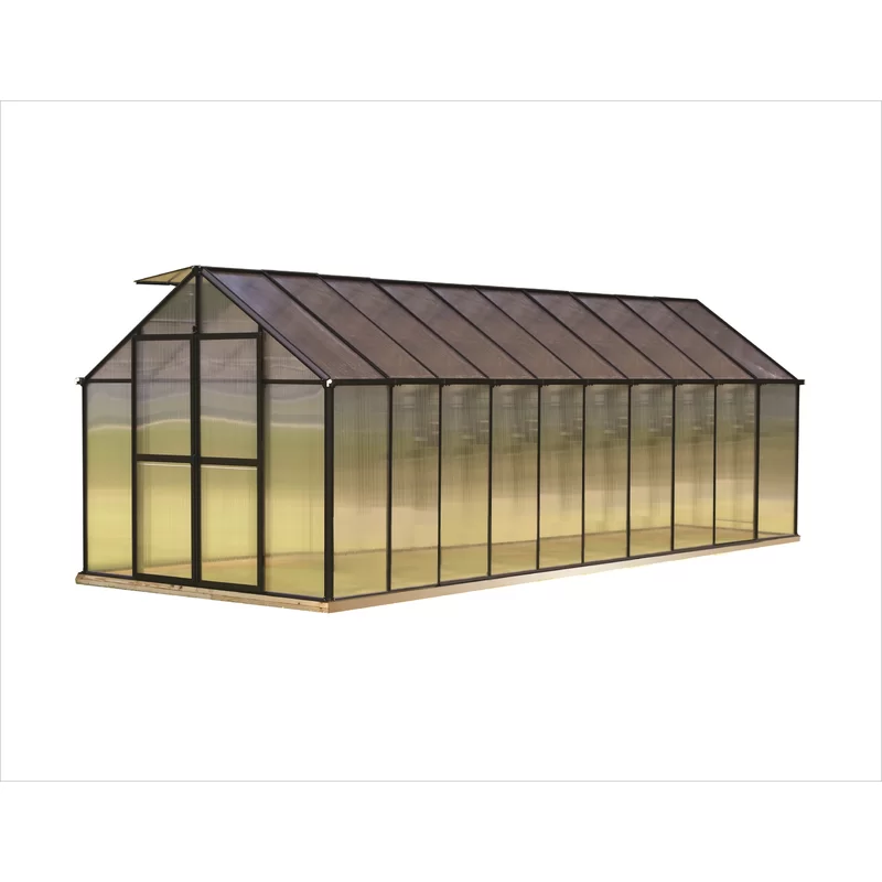 Mont Hobby 8' W x 20' D Greenhouse
