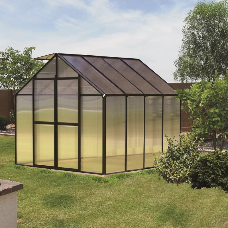 Mont Hobby 8' W x 8' D Greenhouse