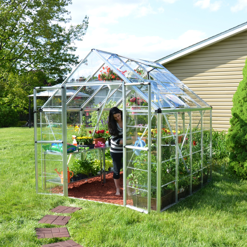 Palram - Canopia Snap & Grow 8' Greenhouse
