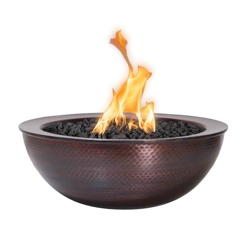 Sedona Hammered Copper Fire Bowl