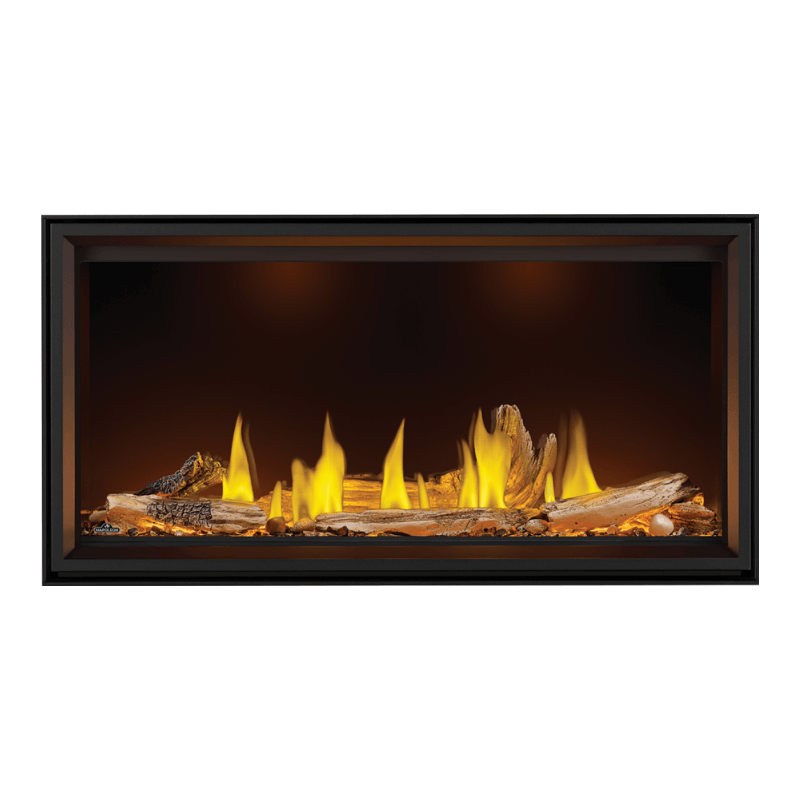 Napoleon Tall Linear Vector Direct Vent Gas Fireplace 1