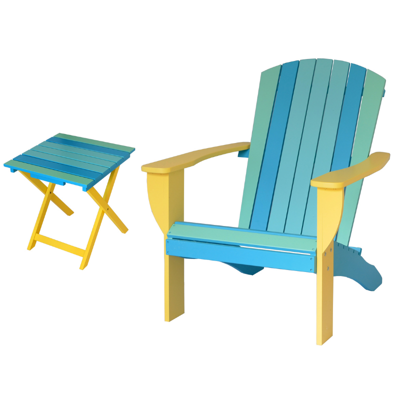 Adirondack Extra Wide Chair - Tropical Beach