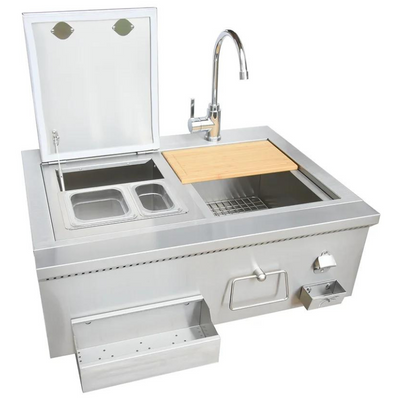 Kokomo 30" Built-In Bartender Cocktail Station with Ice Chest