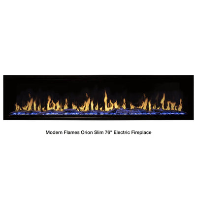 Modern Flames Orion Slim Heliovision Single Sided Electric Fireplace